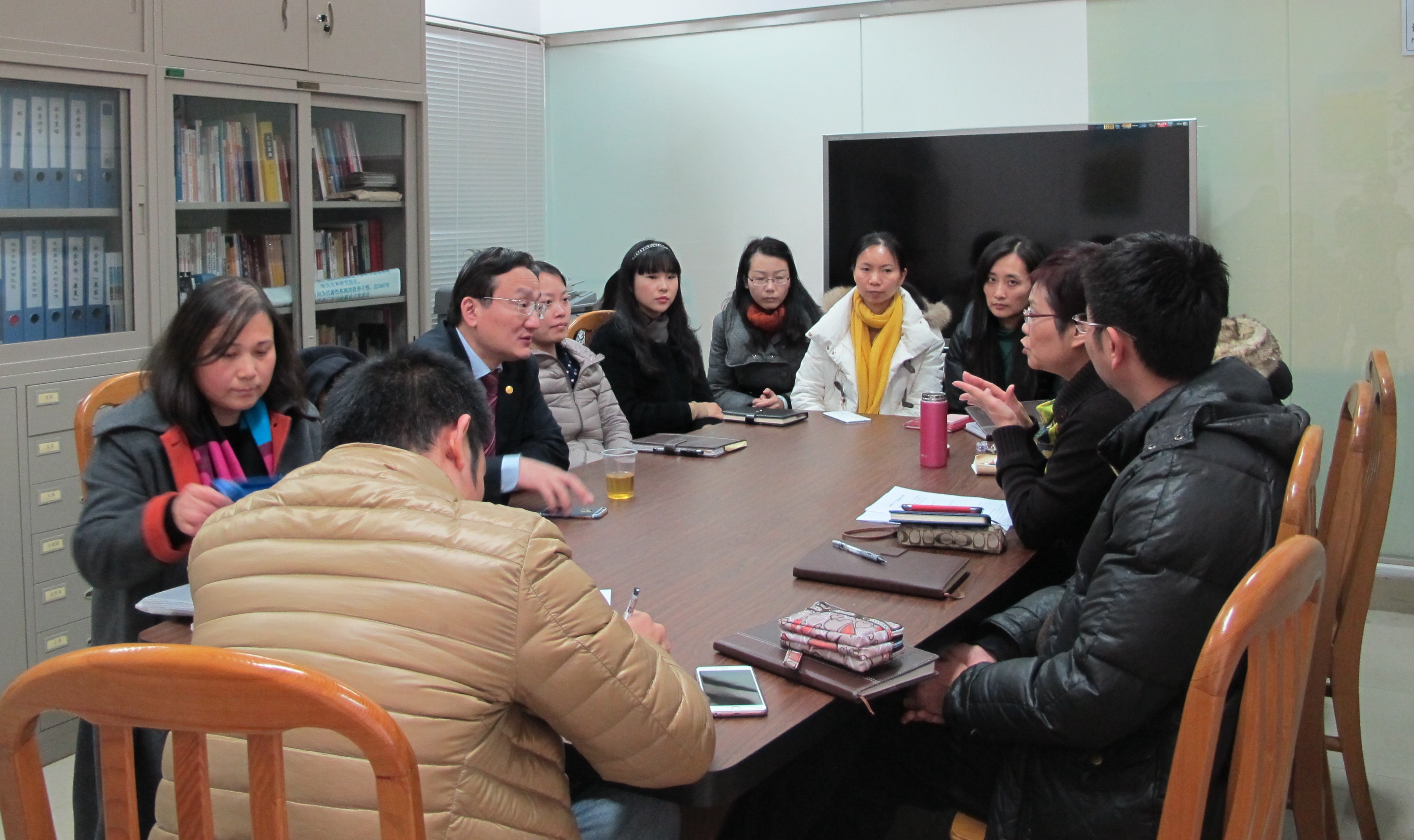 徐建光校长参加公共健康学院党员领导干部民主生活会