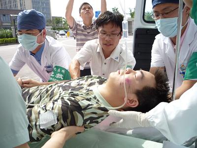 曙光医院近期开展急救演习