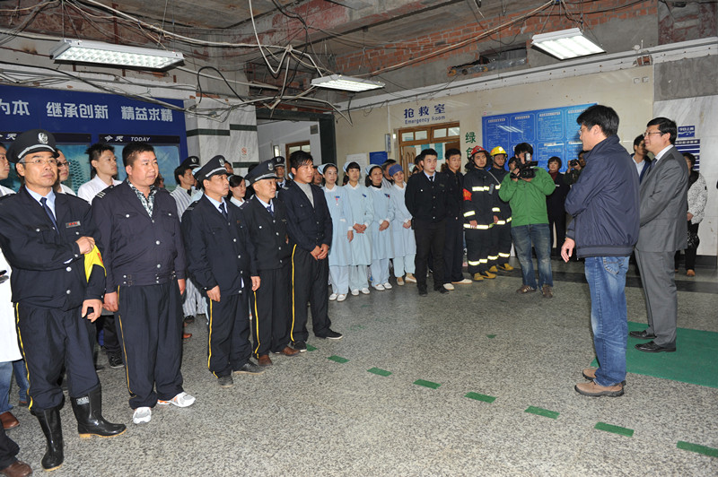 　　　　曙光医院消防演习简报