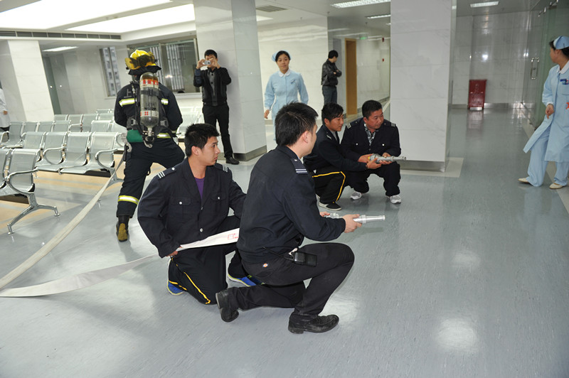 　　　　曙光医院消防演习简报